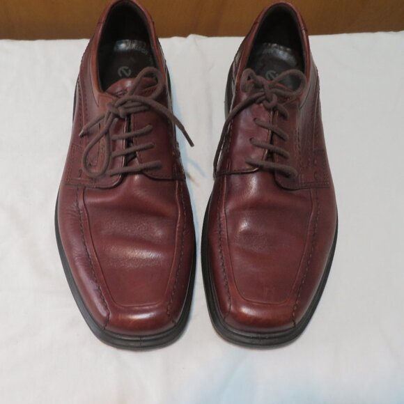Ecco Brown Leather Dress Shoes Size 7.5 main image 4